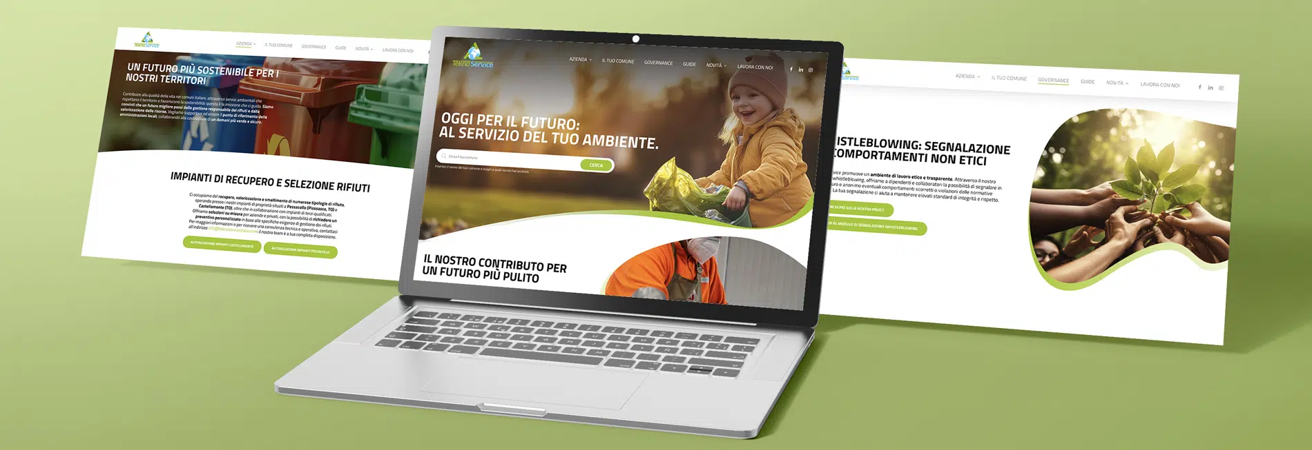 Teknoservice, tra le principali aziende italiane nella gestione dei rifiuti, lancia il nuovo sito sviluppato da Principi ADV